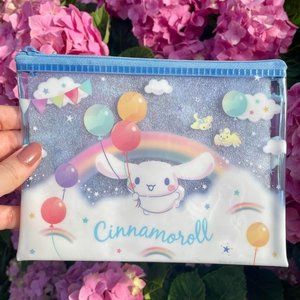 Sanrio Blue Cinnamoroll Bag with Zipper